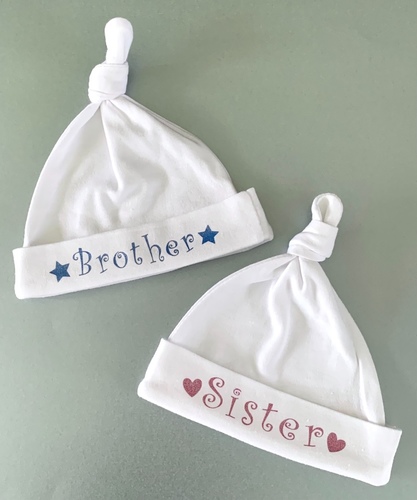 Brother / Sister Baby Hats