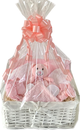 Dimple Comforter Girl Gift Basket