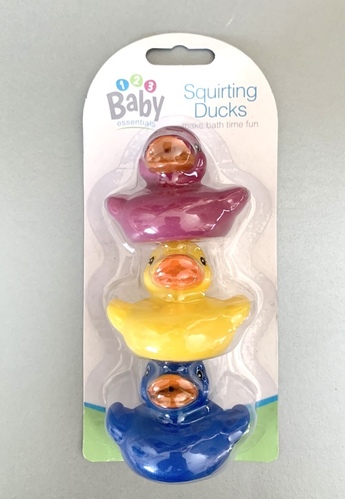 3 pack of Squirty Bath Ducks