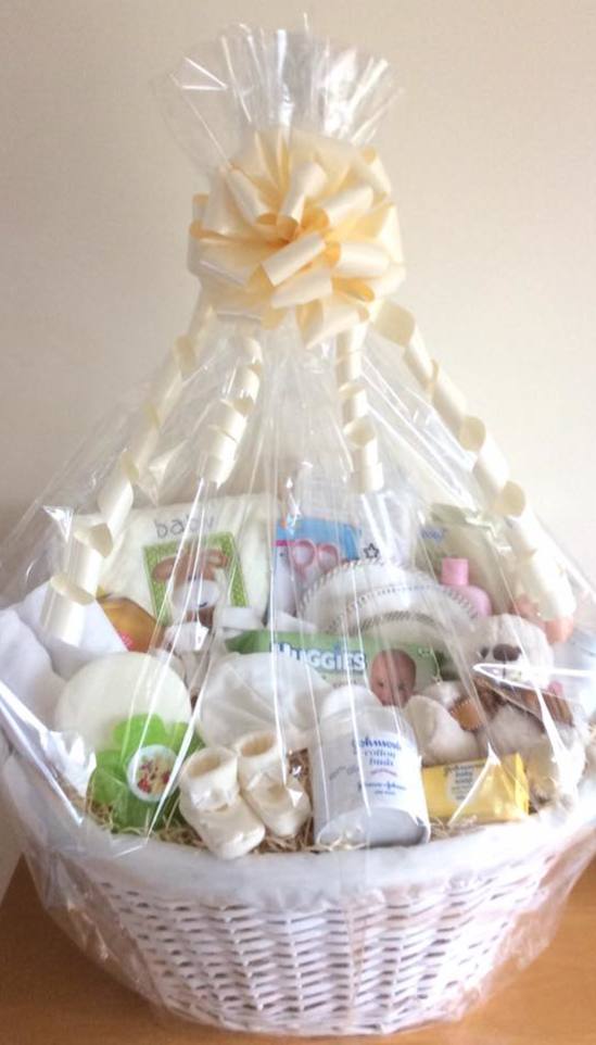 Neutral Baby Gift Basket Bespoke Bedford