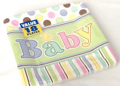 'Baby' Paper Plates