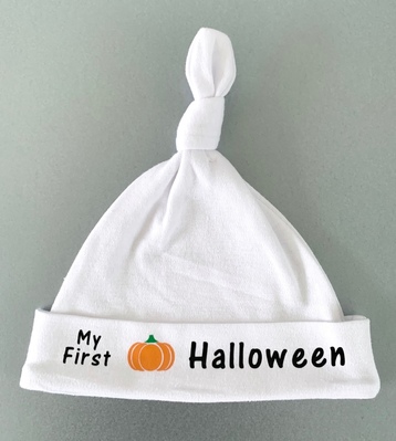 My First Halloween Baby Hat