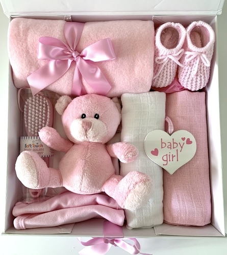 New Baby Starter Set - Girls Gift Box