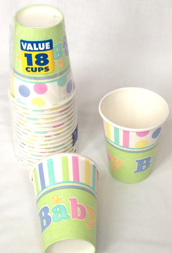 'Baby' Paper Cups