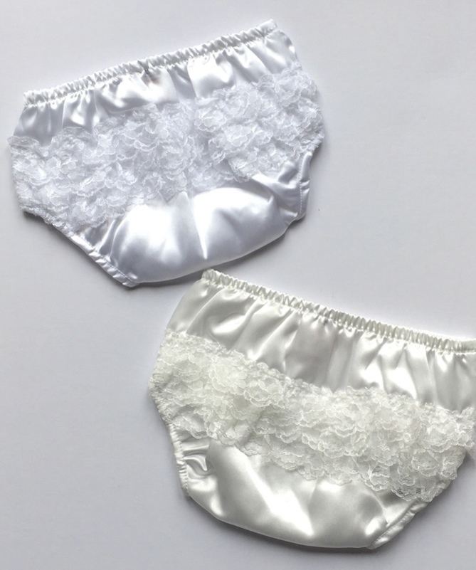 Baby Girls Satin Frilly Knickers