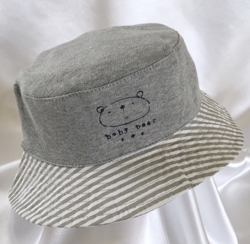 Baby Boys Grey Summer Hat