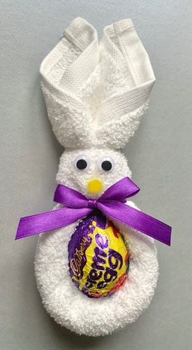 Easter Bunny Flannel with Creme Egg