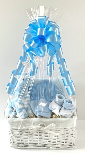 Blue Giraffe Gift Basket