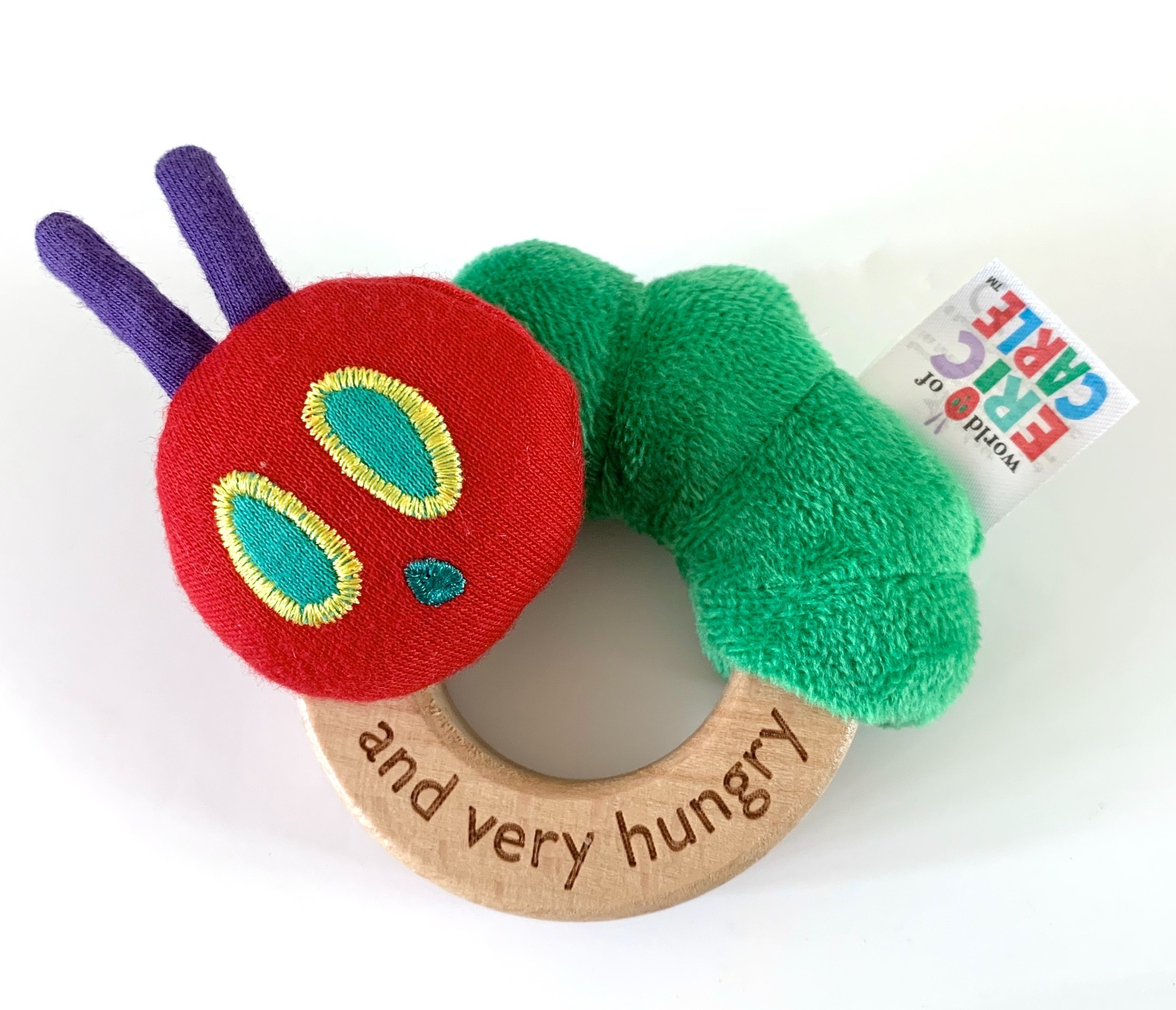 Very Hungry Caterpillar Baby Rattle Ring