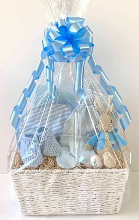 Peter Rabbit Baby Boy Gift Basket