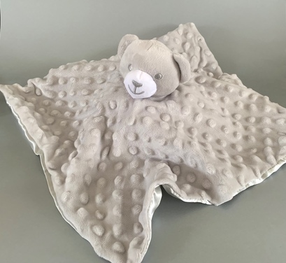Dimple Bear Comforter - grey