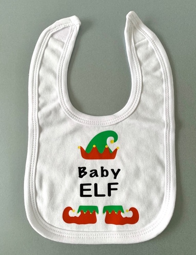 Baby Elf Christmas  Bib