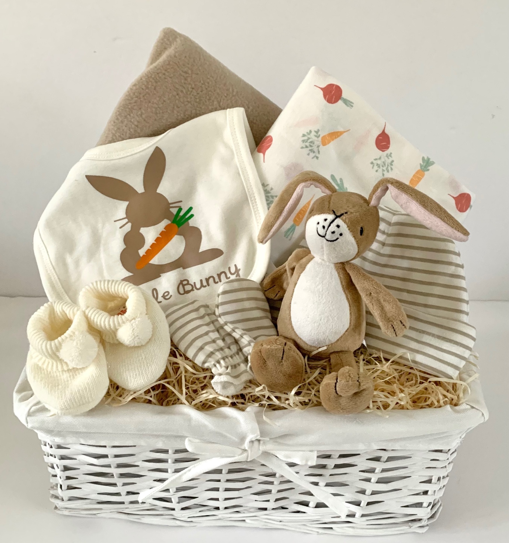 Nut Hare Neutral Baby Gift Basket