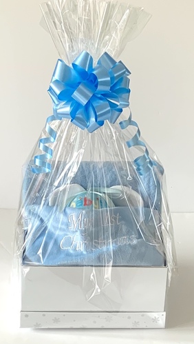 First Christmas Pastel Gift Box - blue