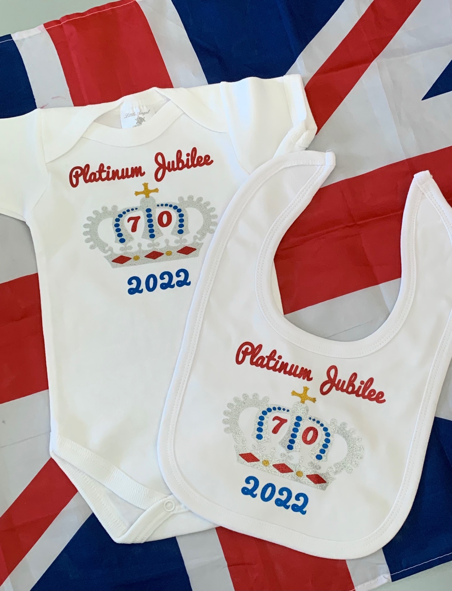 Platinum Jubilee Baby Bodysuits & Bibs