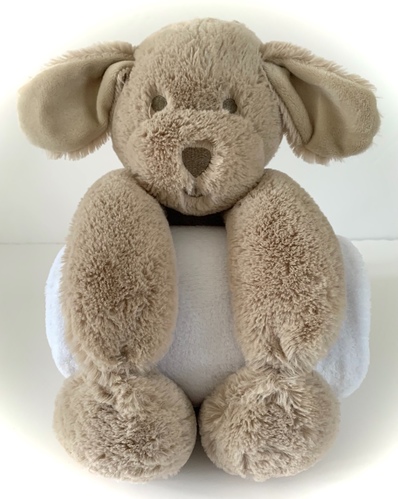 Puppy Soft Toy & Blanket Gift Set