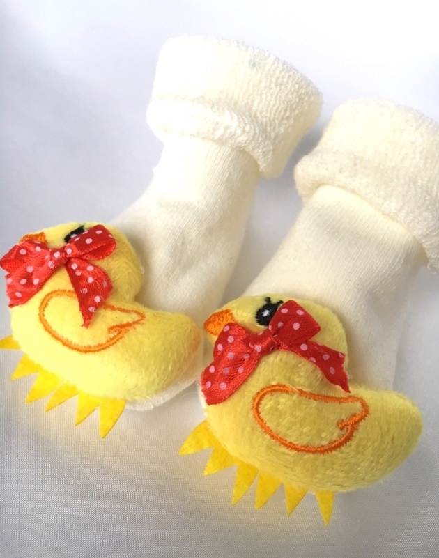 Novelty Duck Baby Socks