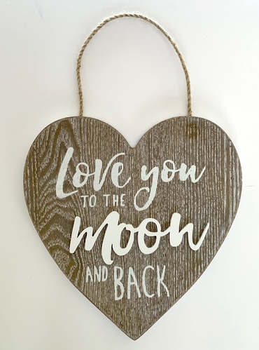 Love you to the Moon 3D Plaque