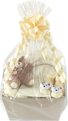 Classic Cream Baby Gift Basket