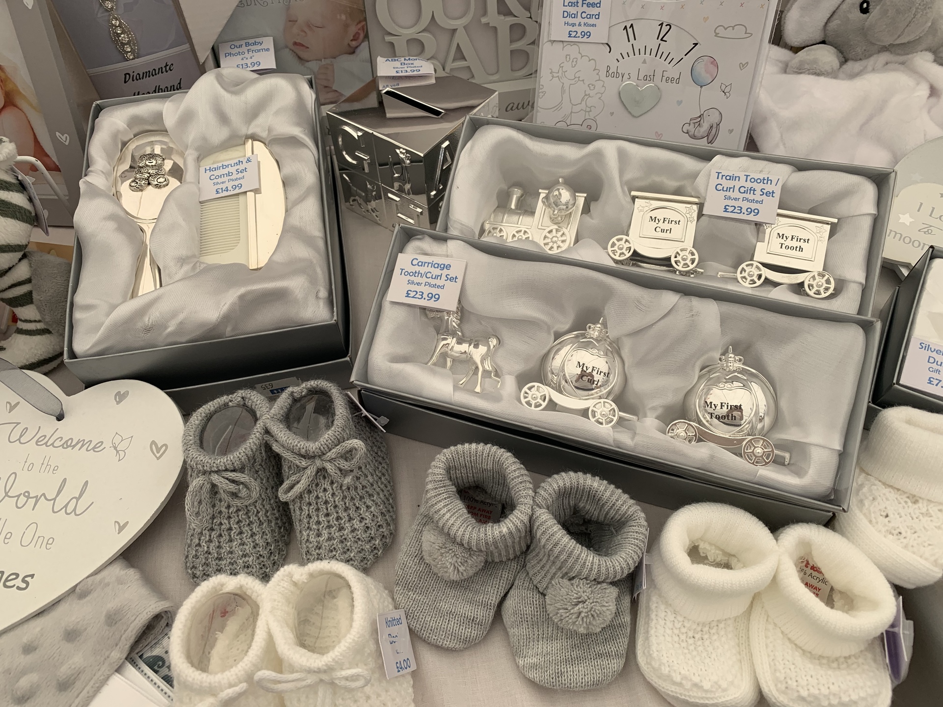 Neutral Baby Gifts and Keepsakes at  The Olde Watermill