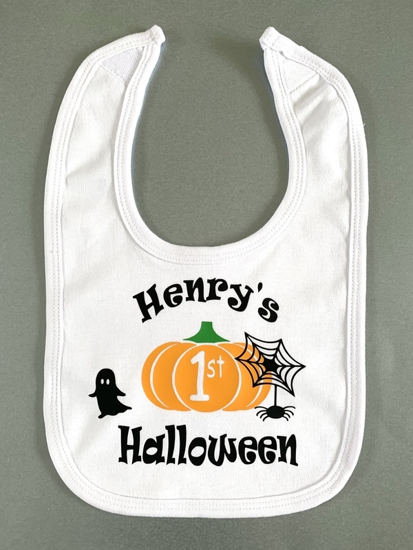 Baby's Personalised Halloween Bib