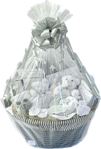 Large Neutral Baby Gift Basket