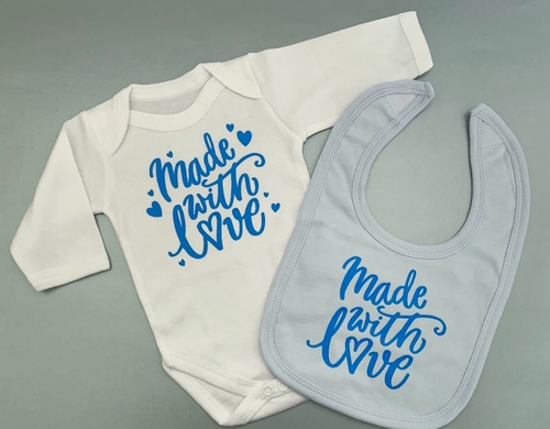 Made With Love Baby Gift Set - blue