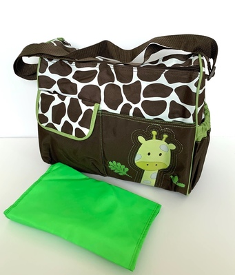 Changing Bag - Green Giraffe