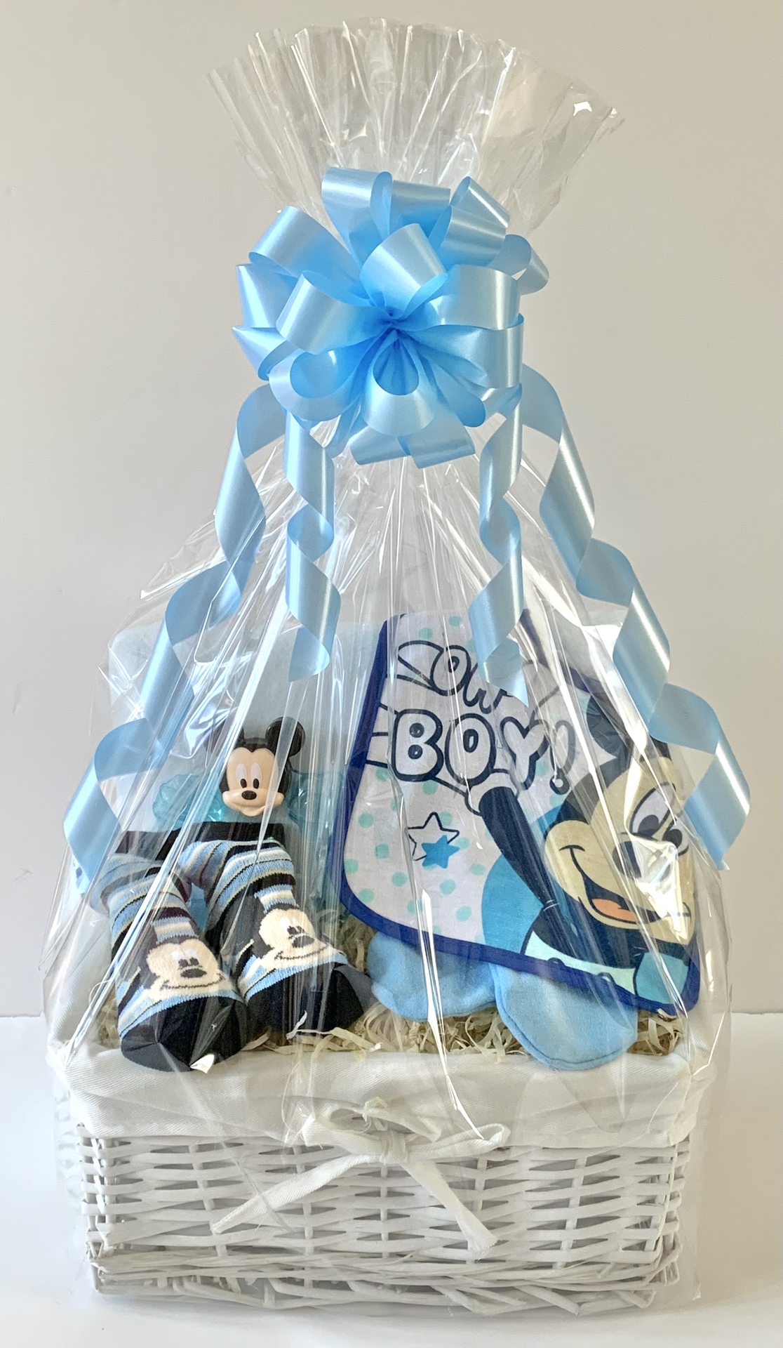 Mickey Mouse Baby Boy Gift Basket
