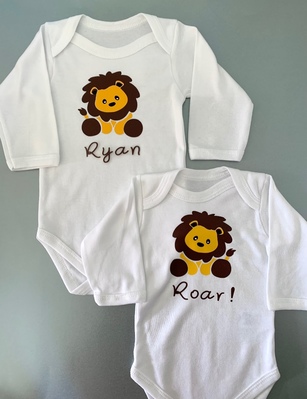 Lion Bodysuit - can be personalised