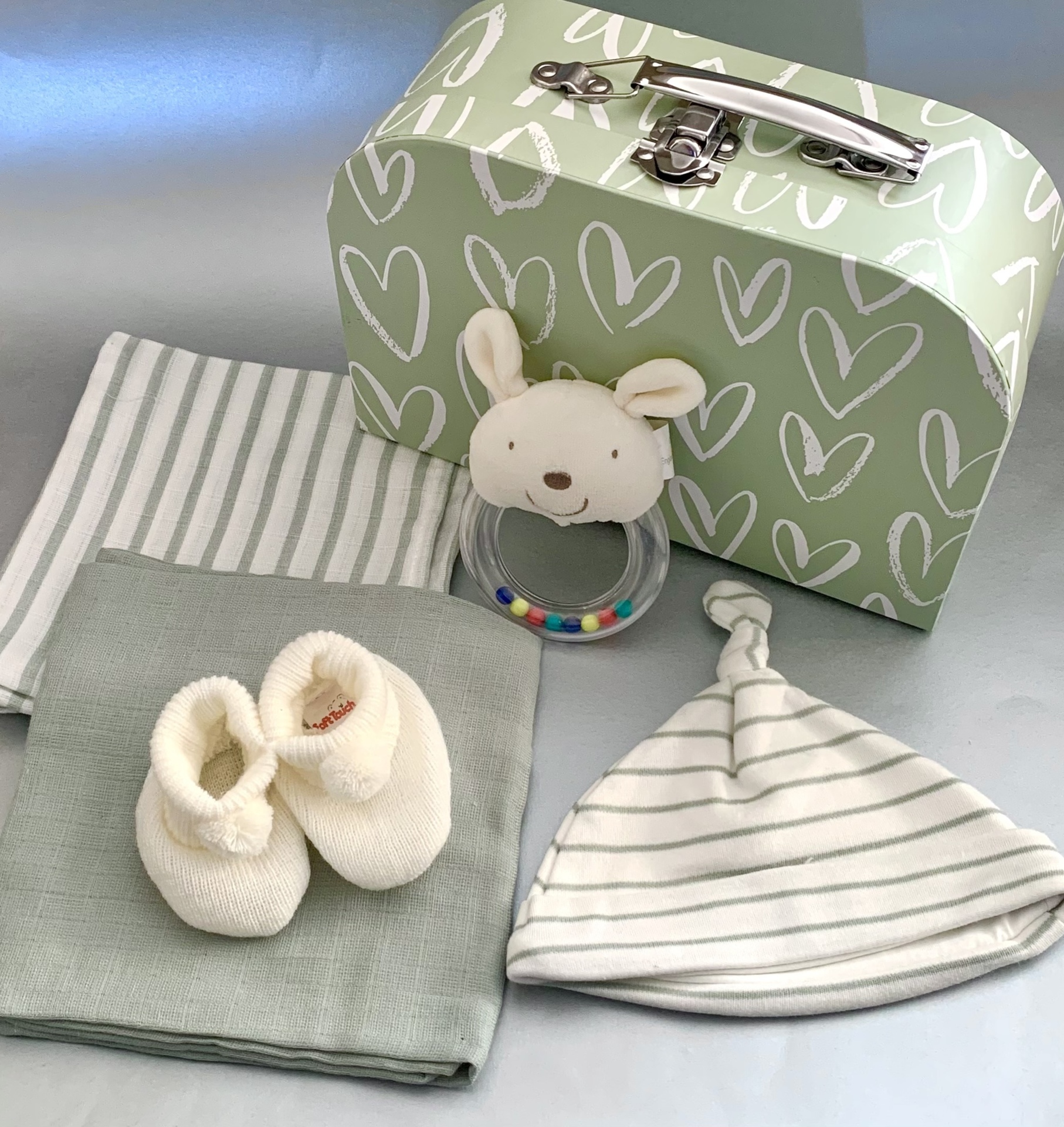 Sage Baby Gift Suitcase