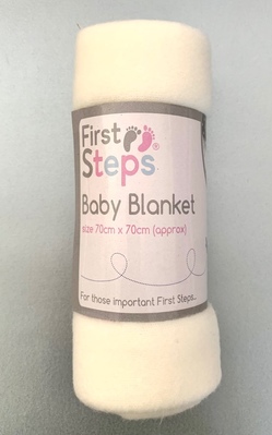 Cream Baby Blanket