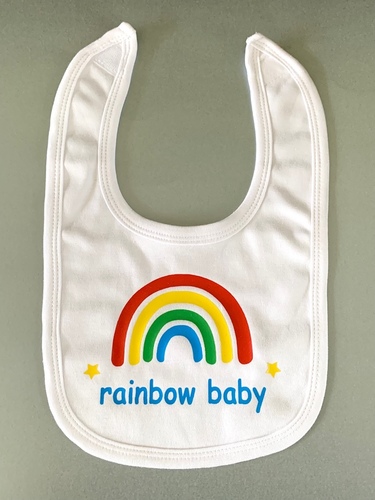 Rainbow Baby Bib