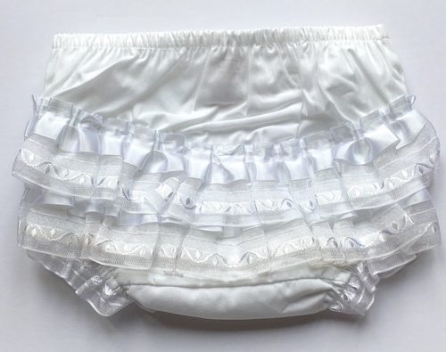 Baby Girls Cotton Frilly Knickers