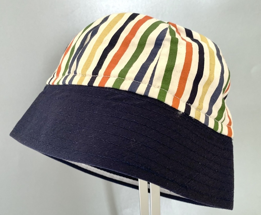 Striped Baby Boy Sun Hat