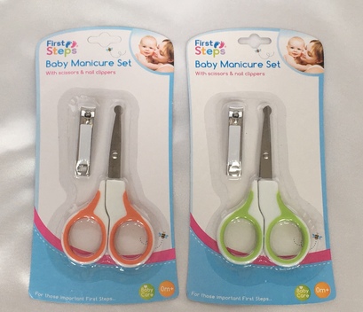 Baby Manicure Set - orange / green