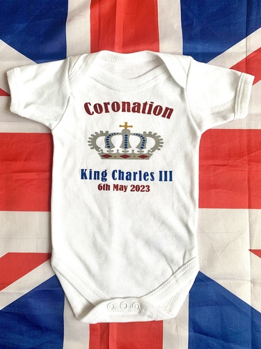 King Charles III Coronation Bodysuit