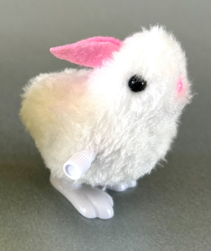 Hopping Bunny (pink ears) Wind Up Toy