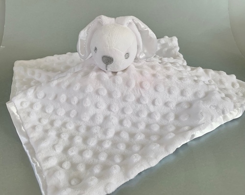 Dimple Bunny Comforter - white
