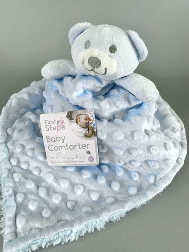 Dimple Bear Comforter - blue
