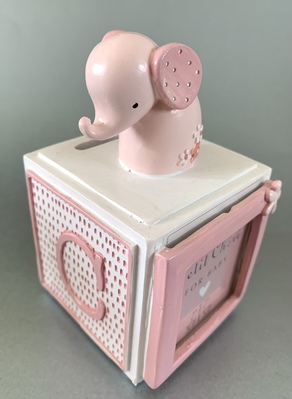 Petit Cherie Elephant Money Box - Pink