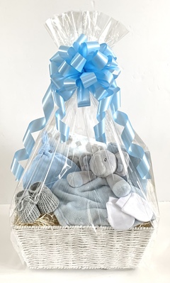 Blue Elephant Gift Basket