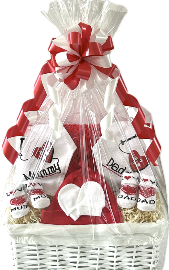 I Love You Baby Gift basket - Valentines