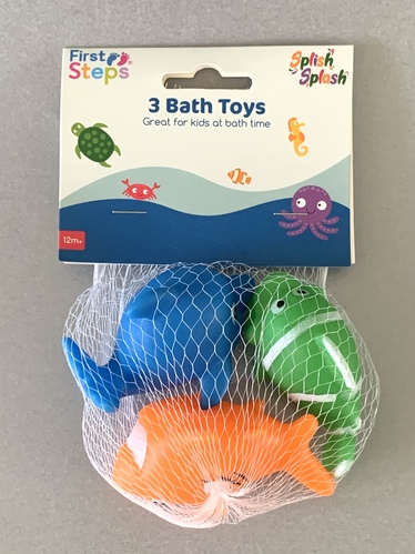 Sealife Bath Toys - 3 pack