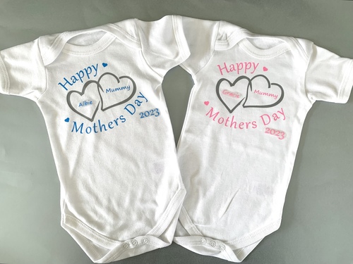 Happy Mothers Day 2023 Personalised Bodysuit