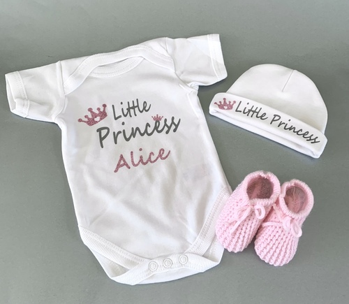 Little Princess Personalised Baby Gift Set