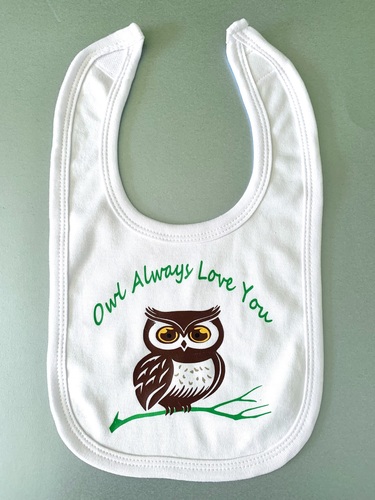 Owl Always Love You Baby Bib