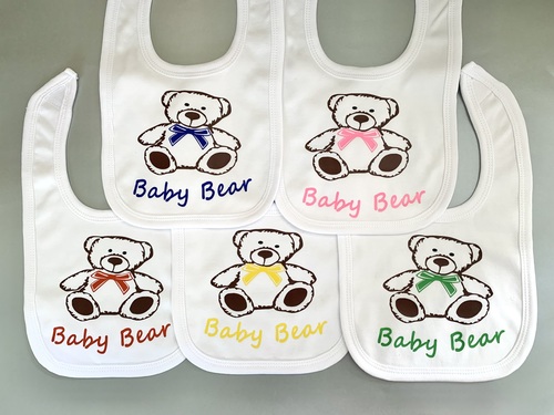 Baby Bear Bib - you choose colour