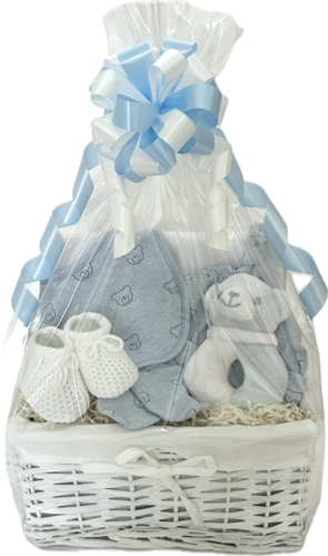 Blue Bear Gift Basket
