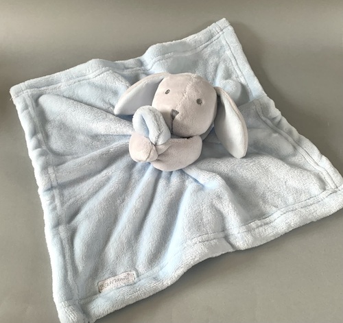 Bunny Comforter by Babytown - blue